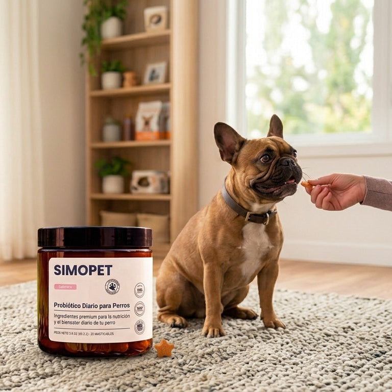 Probiótico para Perros SIMOPET® — Anti Picazón y Piel Sana