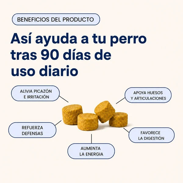 Probiótico para Perros SIMOPET® — Anti Picazón y Piel Sana